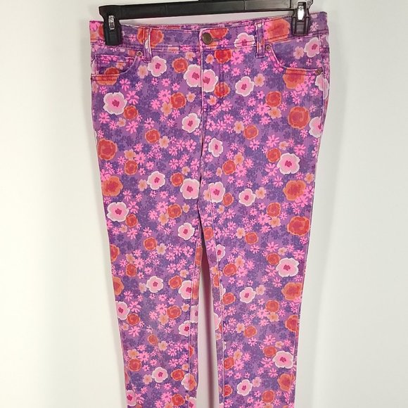 Ensemble Fille Cherokee : Jean Super Skinny Taille 10 + Haut Zèbre étincelant, Occasion Très Bon état